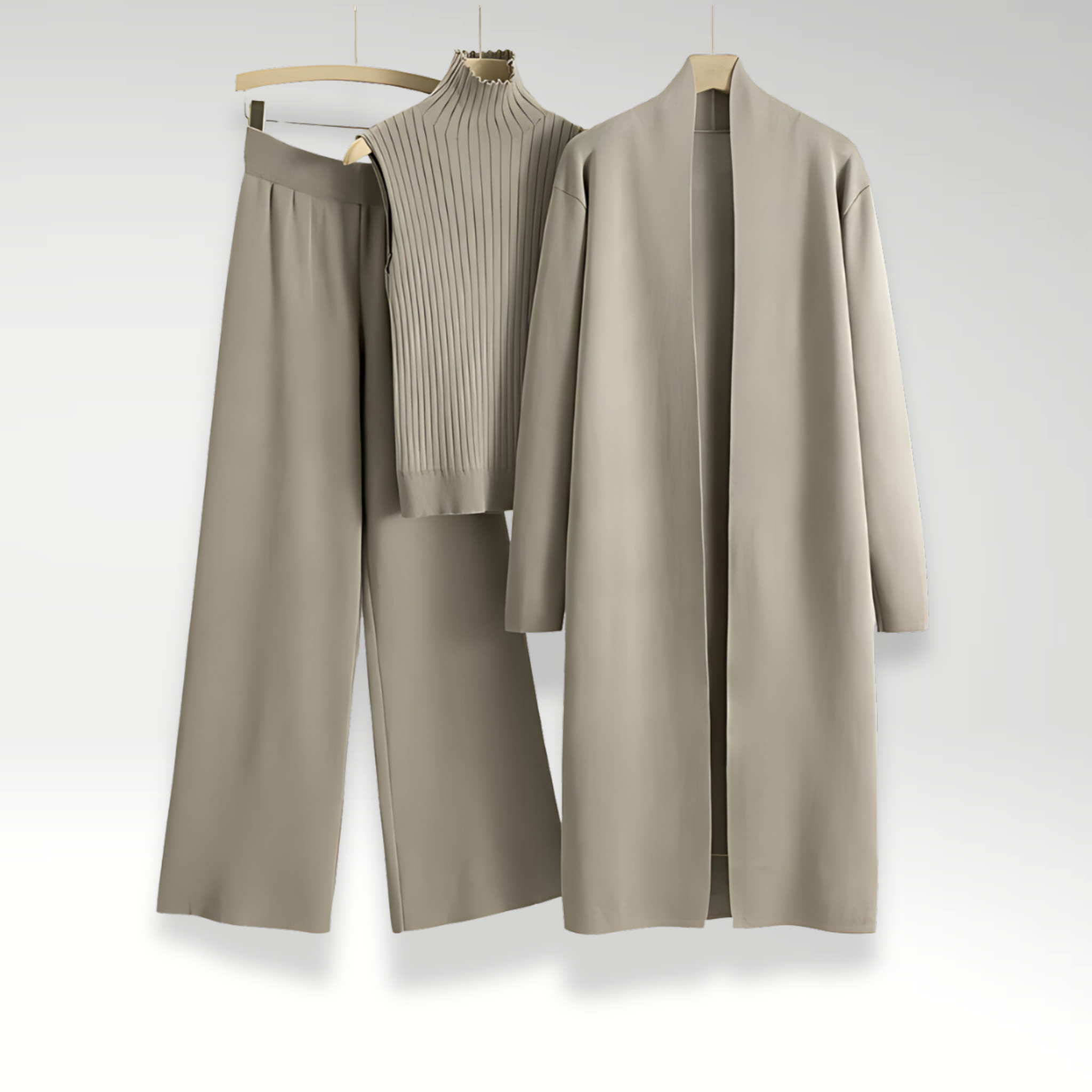 Lenoir™ | Ensemble trois pièces en maille Luxe