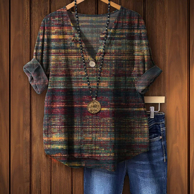 Élise™ – Blouse fluide vintage