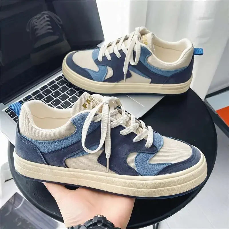 Bastien™ – Sneakers en toile rétro