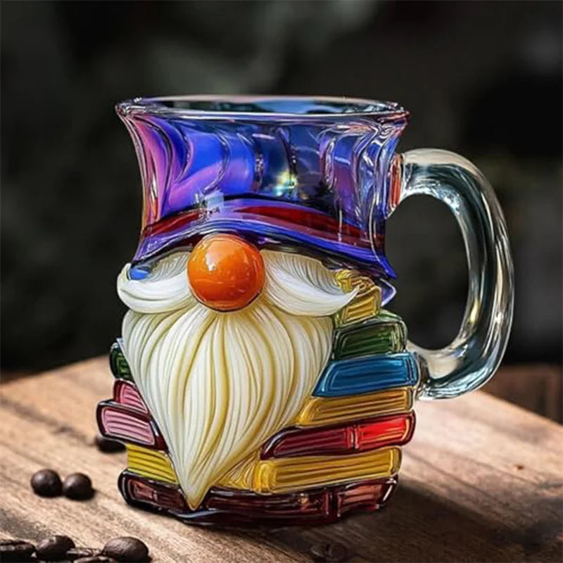 Gnome Magique™ – Tasse artisanale en verre soufflé