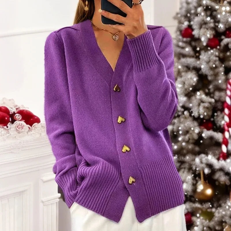 Élise™ – Cardigan en laine mérinos