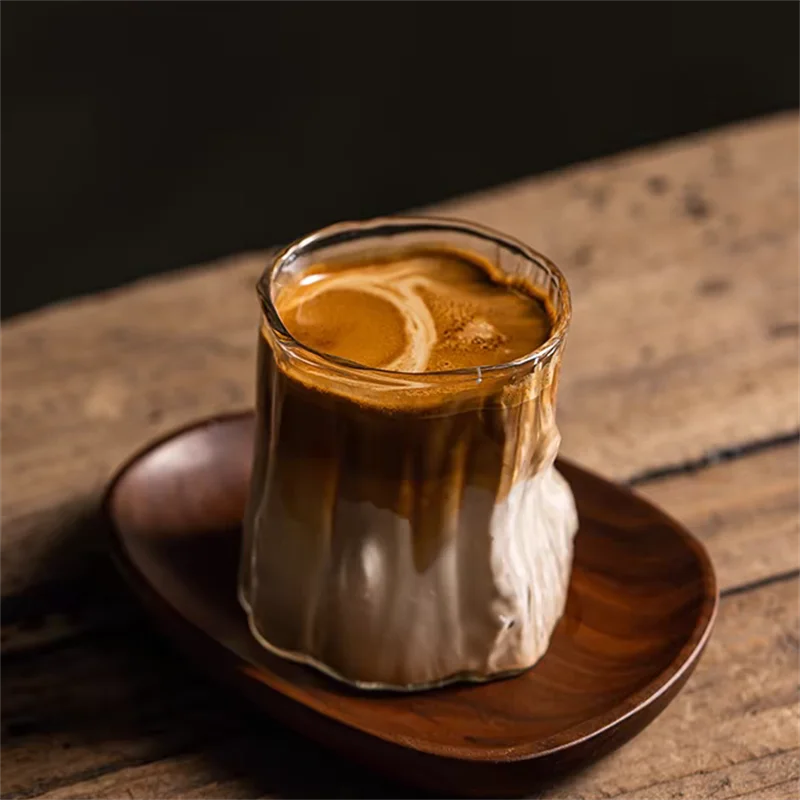 Verre Tronc d’Arbre – Design soufflé à la main, unique et artisanal