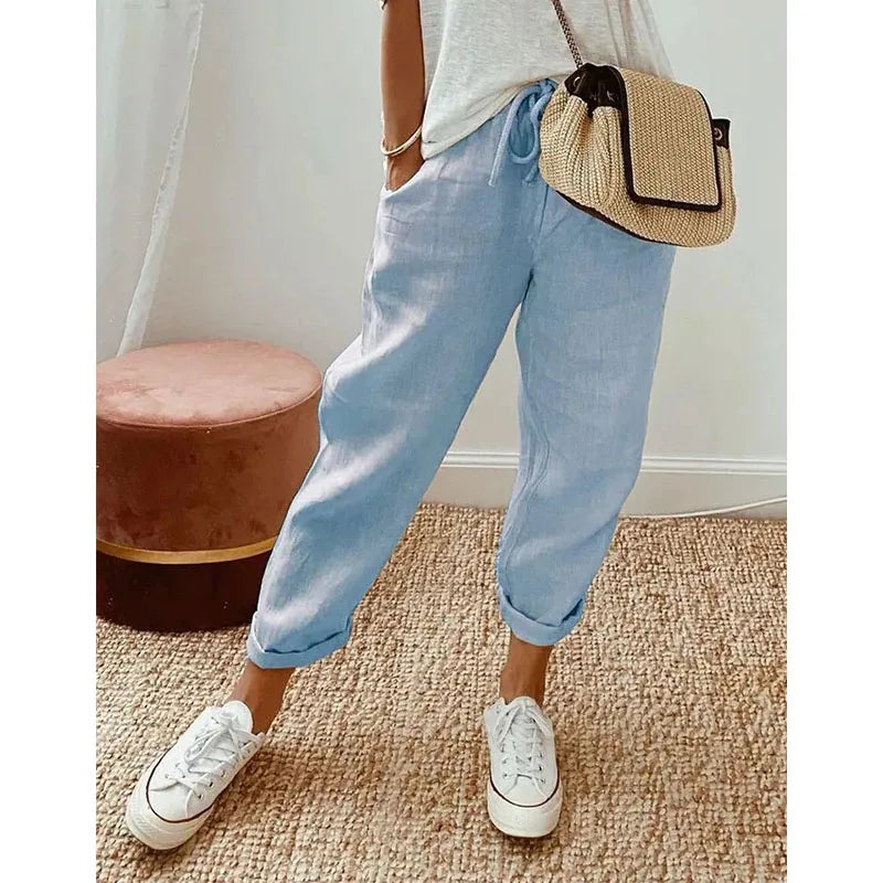 Élise™ – Élégance Décontractée en Lin