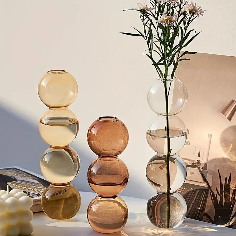 Alba™ – Soliflore à bulles soufflé à la main