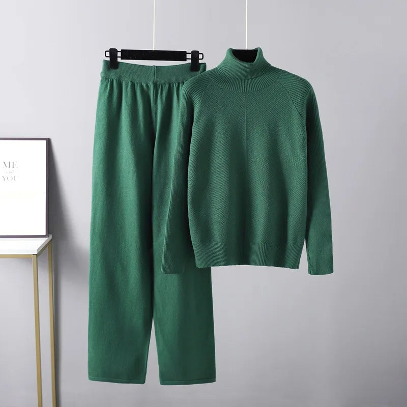 Lenoir™ | Ensemble deux pièces Lounge en tricot torsadé