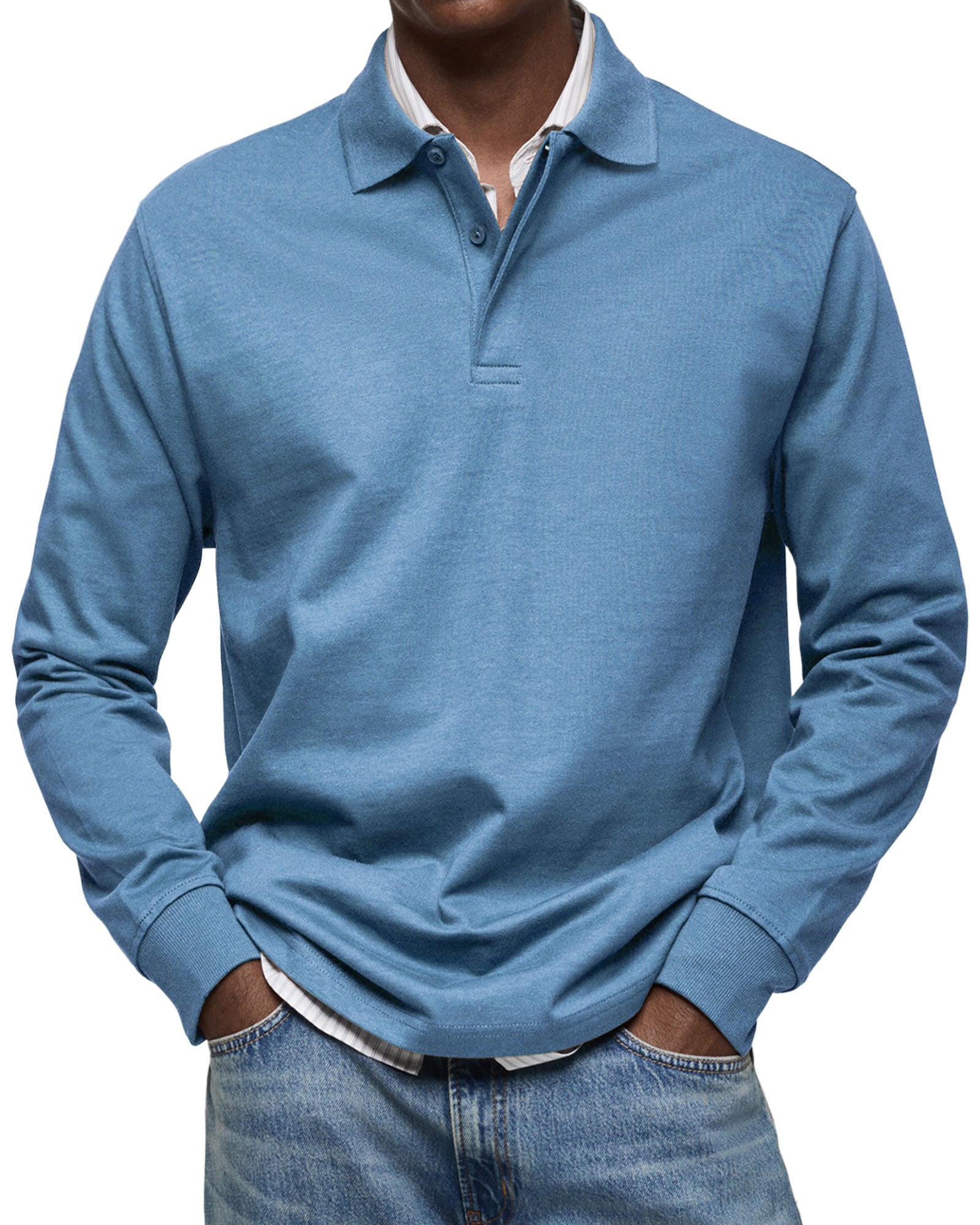 Lenoir™ | Chemise Poloshirt Casual à Manches Longues