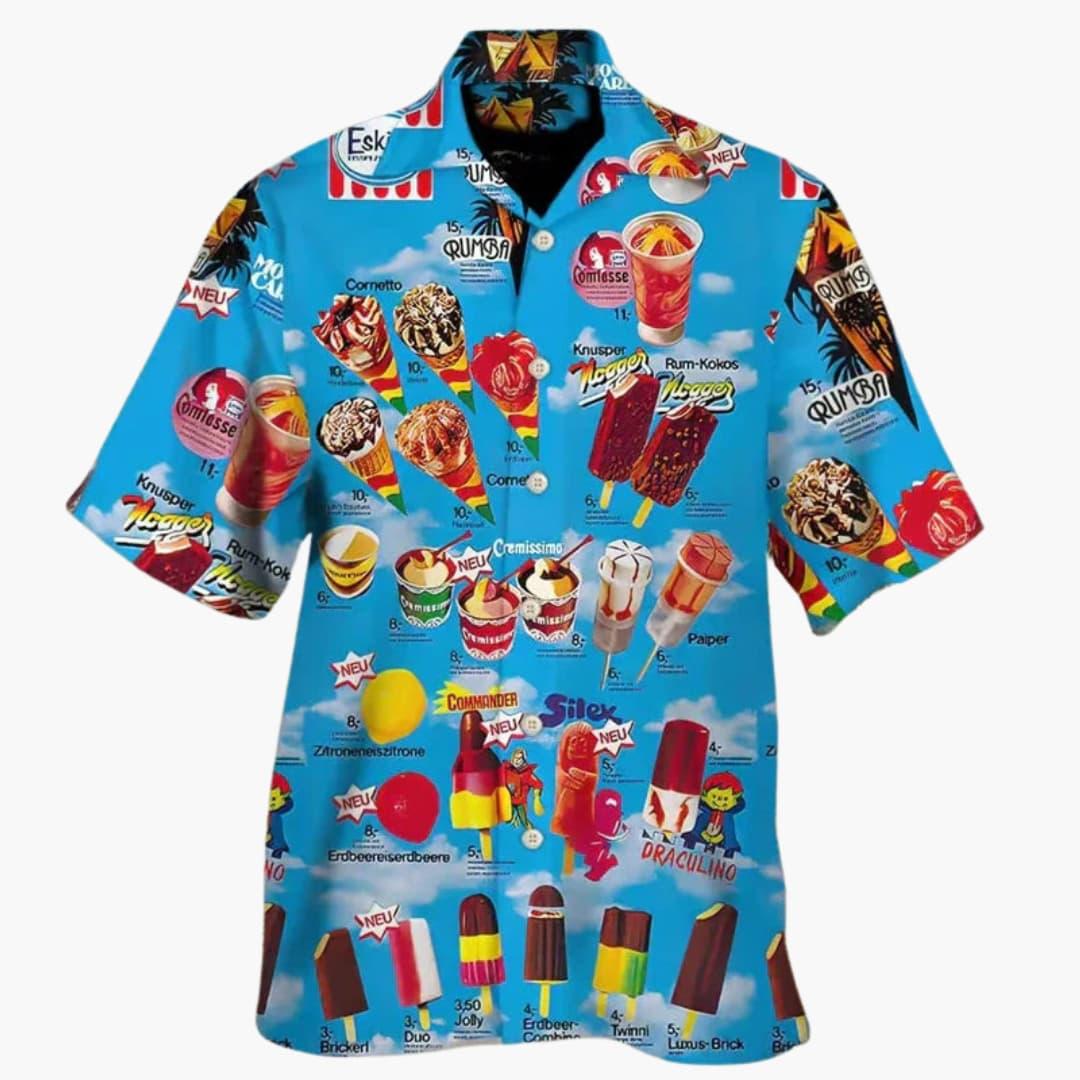 Lenoir™ | Chemise d'été élégante avec imprimé glace