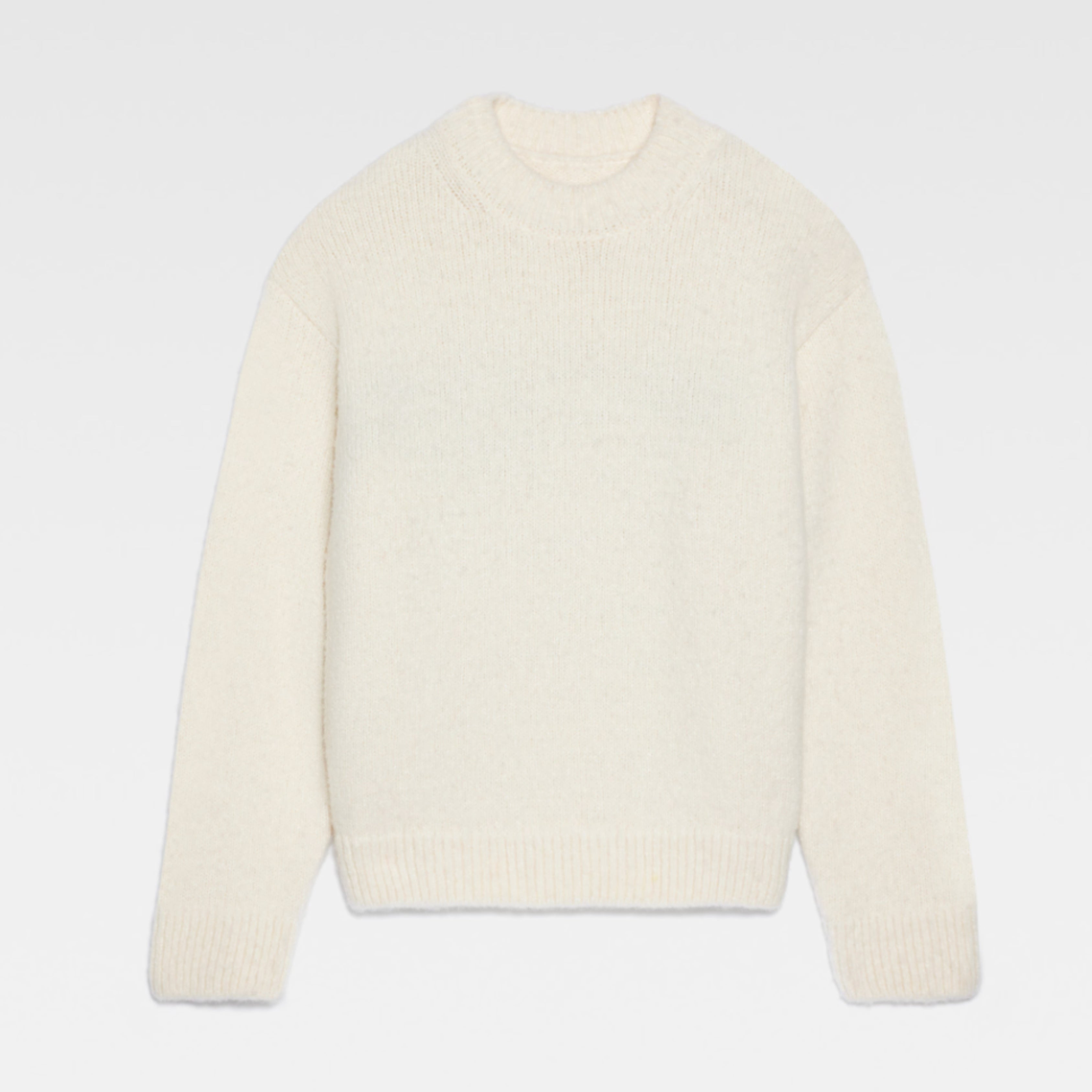 TIKTOK 3 Albin™ – Ensemble pull en laine ivoire & sneakers en suède clair