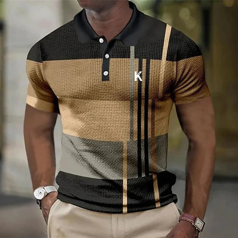 Lazare™ – polo à motif graphique