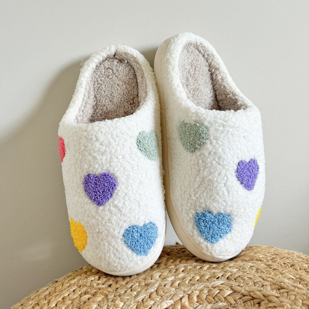 Lenoir™ | Colourful Heart Slippers