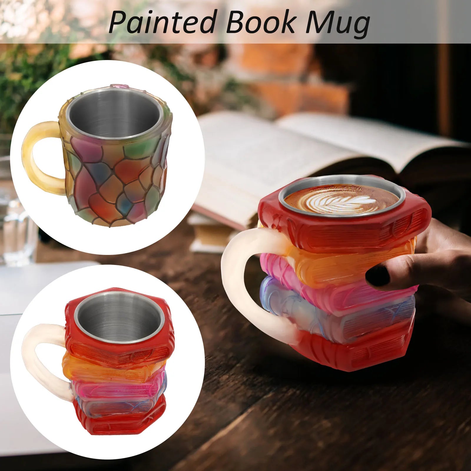 Clémence™ – Tasse Bibliothèque 3D