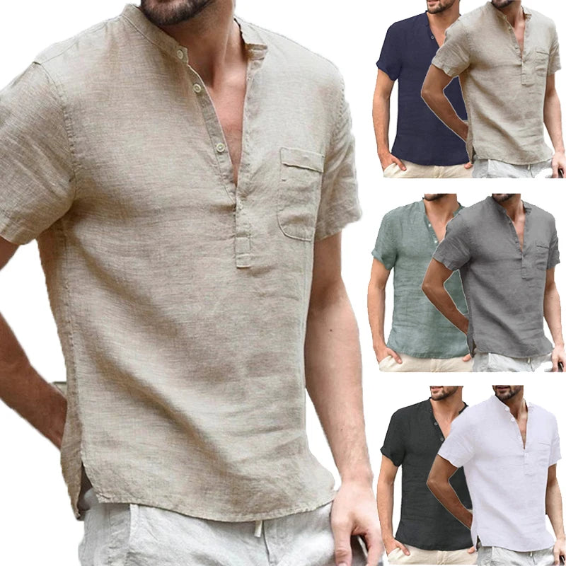 Chemise Léo™ – Fraîcheur Naturelle, Style Authentique