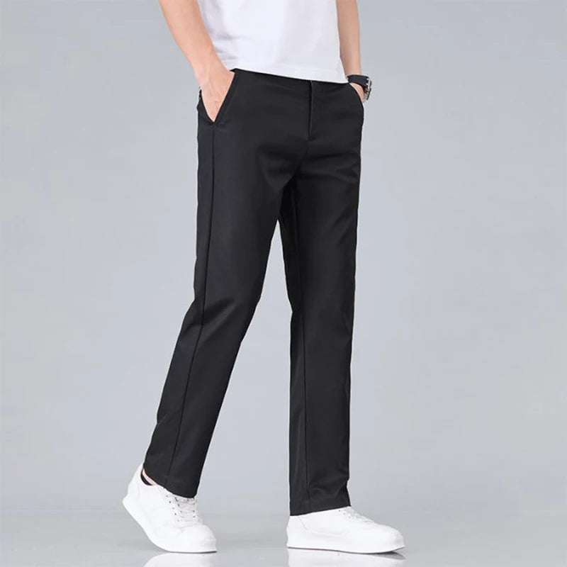 Pantalon homme classique – Élégance minimaliste, confort stretch