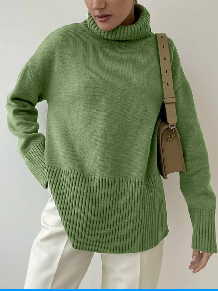 Camille™ – Pull col cheminée oversize