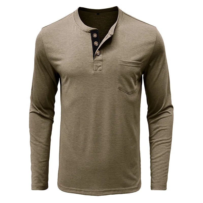Henrik™ – Henley Manches Longues Premium