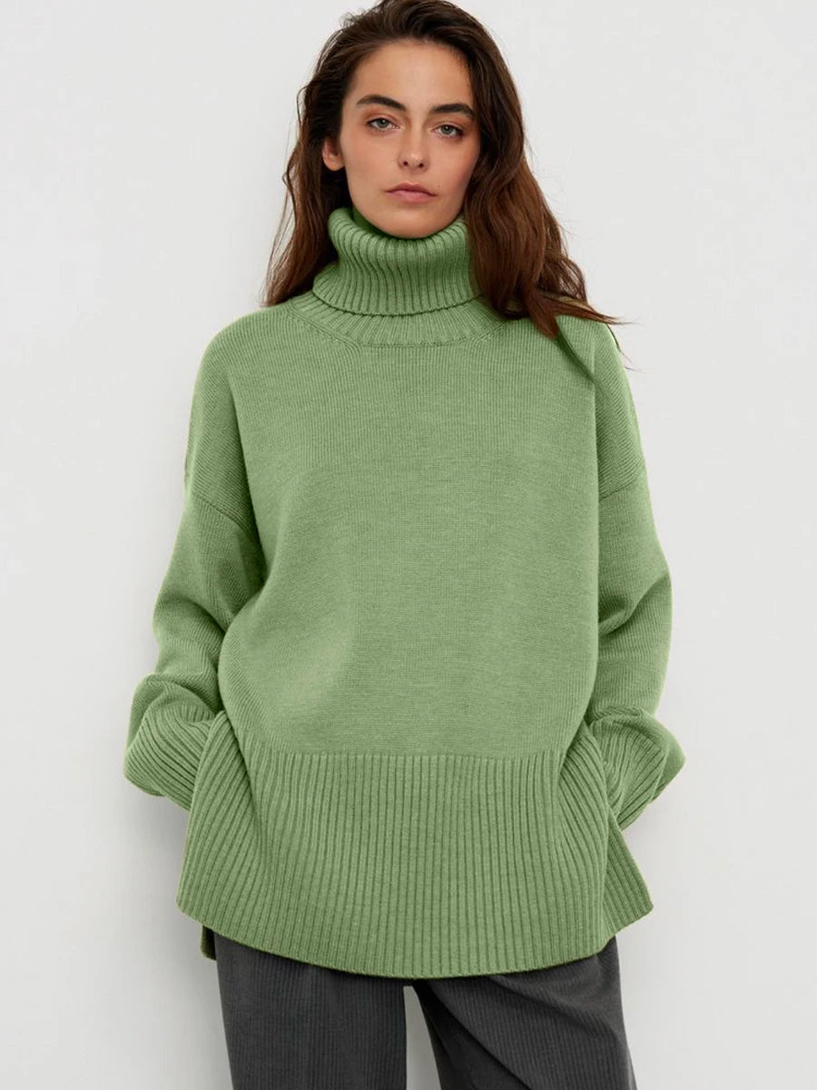 Camille™ – Pull col cheminée oversize