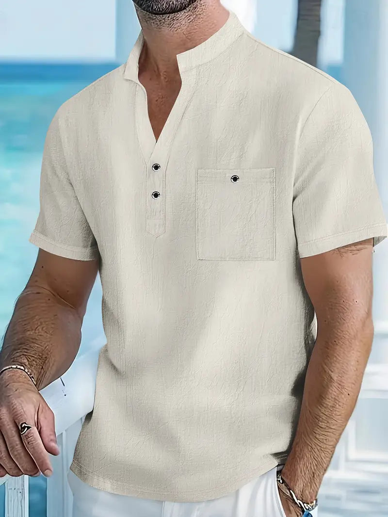 Lenoir™ | Chemise élégante à manches courtes