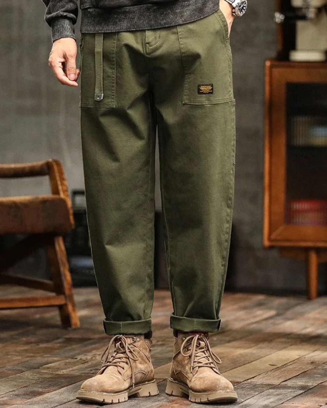Adrien™ – pantalon cargo vintage