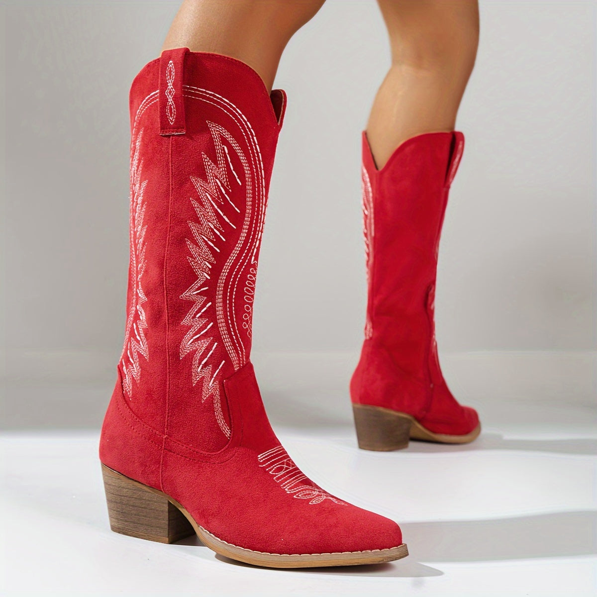 Elin™ – Bottes cowboy à talon épais