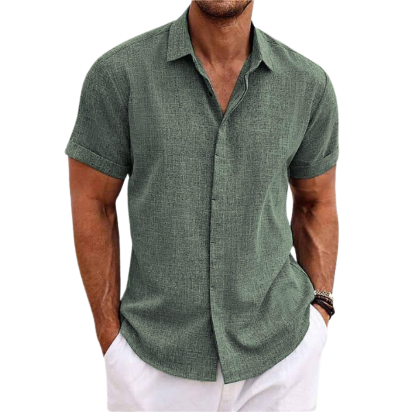 Lenoir™ - Chemise en Lin Classique